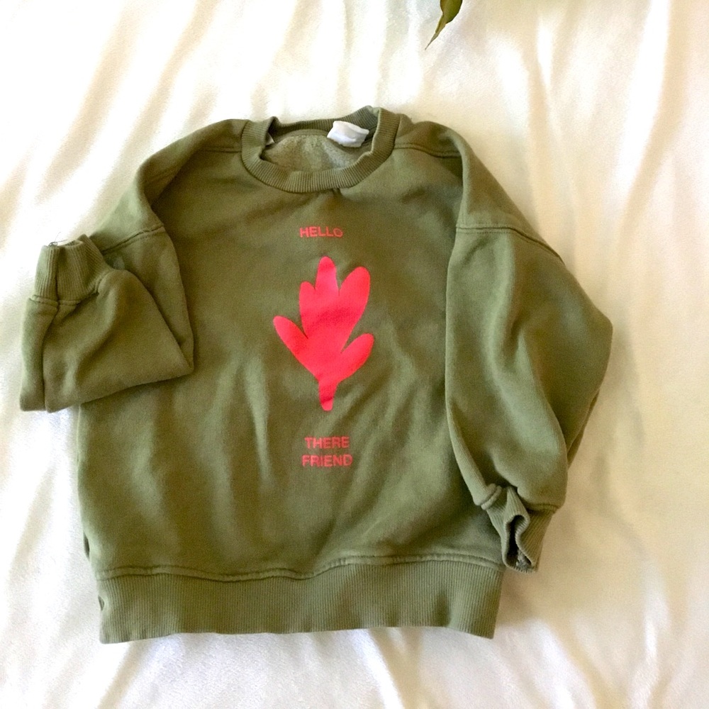 Zara girls sweatshirt